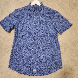 Men's Vineyard Vines Slim Fit Murray Short Sleeve Button Down sz M